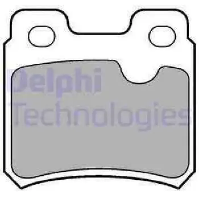 Arka Fren Balatasi Vectra A Omega A Astra F | DELPHI LP586 | OEM 1605877 1605728 90485138 90297537