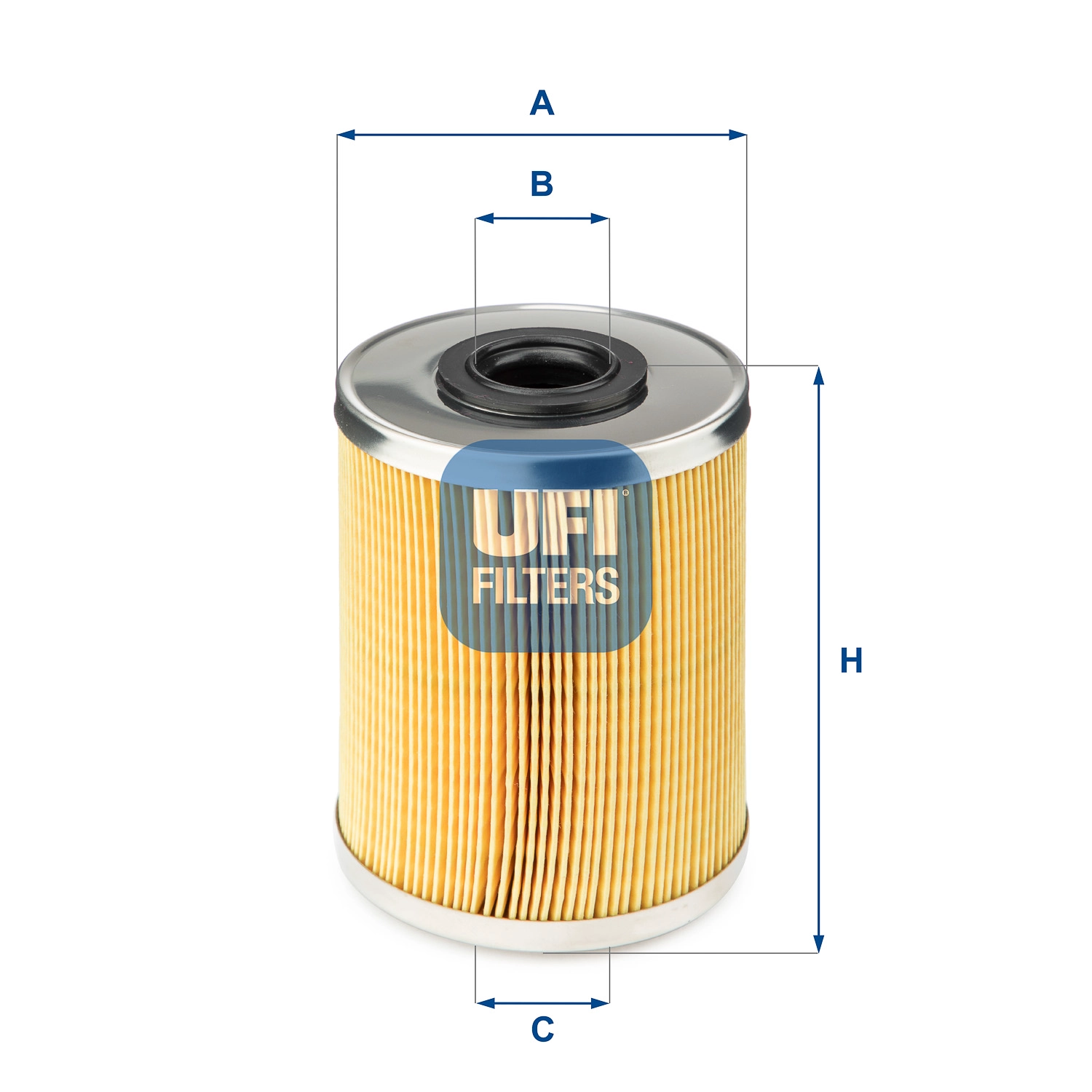 Mazot (Yakit) Filtresi Megane 2 Laguna 2 Kangoo 1,9DCI Master 2 Movano 2,5 / 2,8 Carisma Primera | UFI 26.687.00 | OEM 7701478972