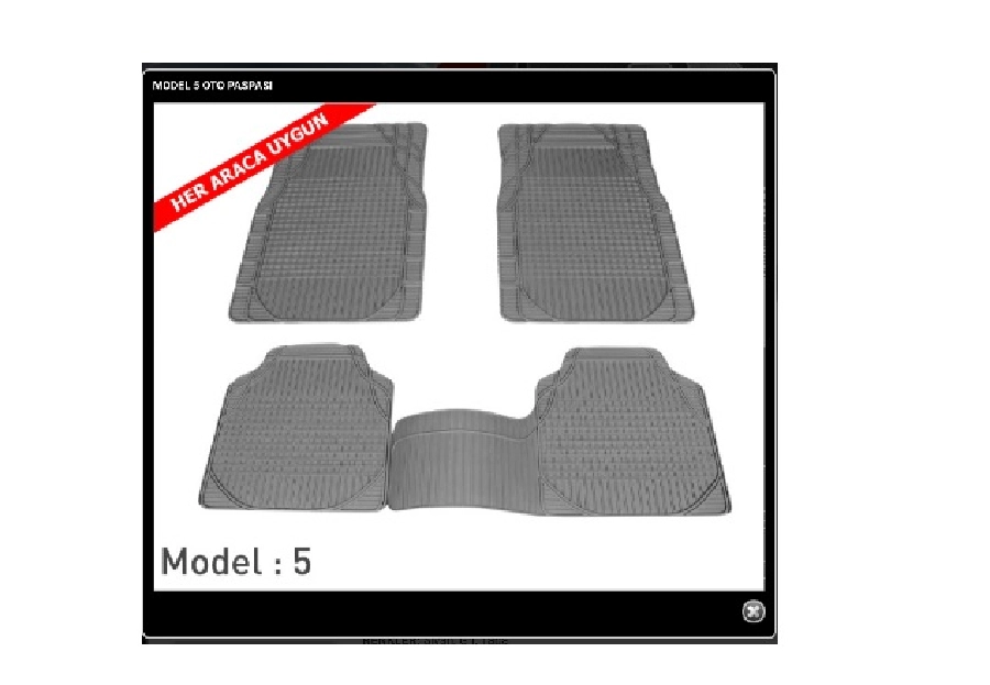 Paspas Askılı Lux Siyah - Model 5 Şaft Üstlü | OEM RBR809