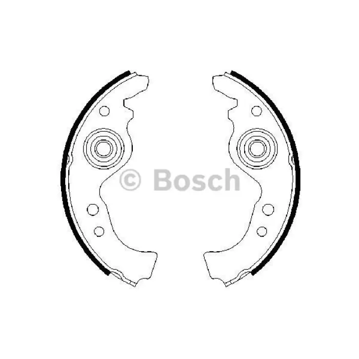 Arka Pabuc Fren Balatasi Uno 60 | BOSCH 0986487030 | OEM 5890763 5890763 7074668 7074668