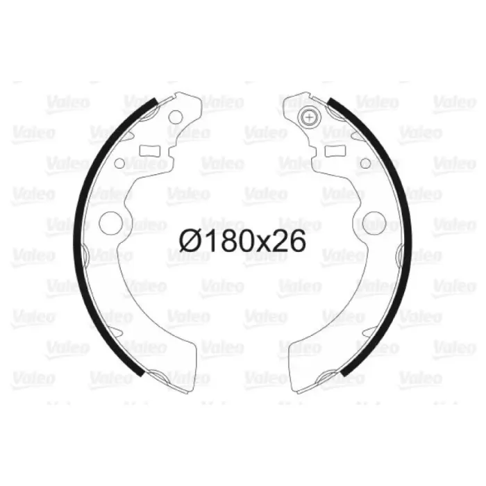 Arka Fren Balatasi Pabuc Suzuki Alto 04-> Wagon 03-> | VALEO 562999 | OEM 5320076G00 5320076G00 5320076G10 5320076G20 5320076G10 5320076G20