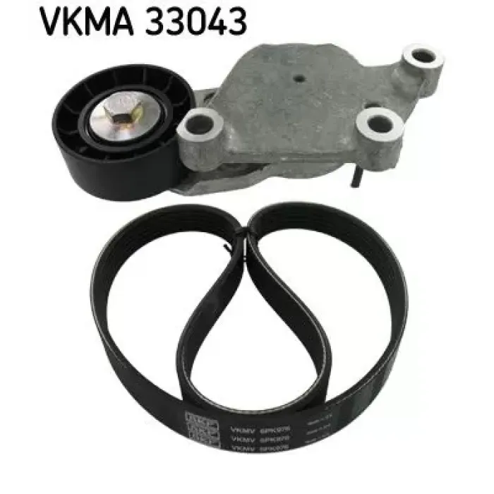 Alternator Rulman Kiti P307 P1007 1,4HDI P307 P206 1,6HDI 16V Klimali Focus II / III Fiesta V / VI 03 /> Fusion 03>12 B Max S Max Transit Courier 1,4TDCI / 1,5TDCI / 1,6TDCI C30 S40 II V50 Aasdd 1,6TDCI 02> | SKF VKMA33043 | OEM AV6Q 6A228 AB