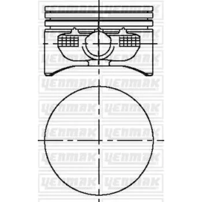 Motor Piston Segman Komple 79,00MM Std Astra G Meriva A Vectra B Vectra C Zafira A Z16XE | YENMAK 31-04215-000 | OEM 5623195