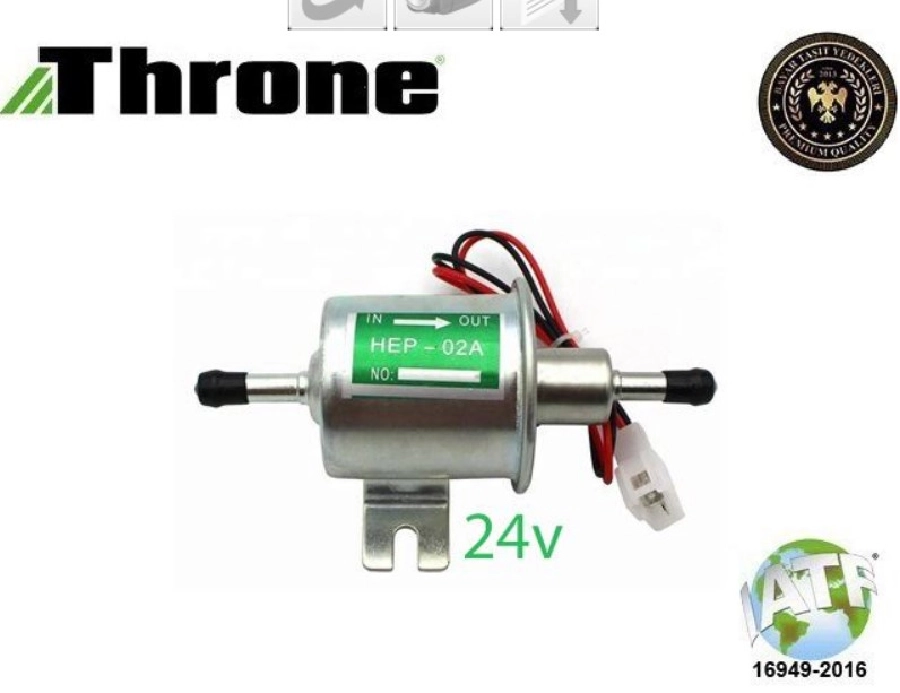 Yakıt Pompası Universal 24V 1mpa 2.5-4psi Hep-02A | OEM 60201225
