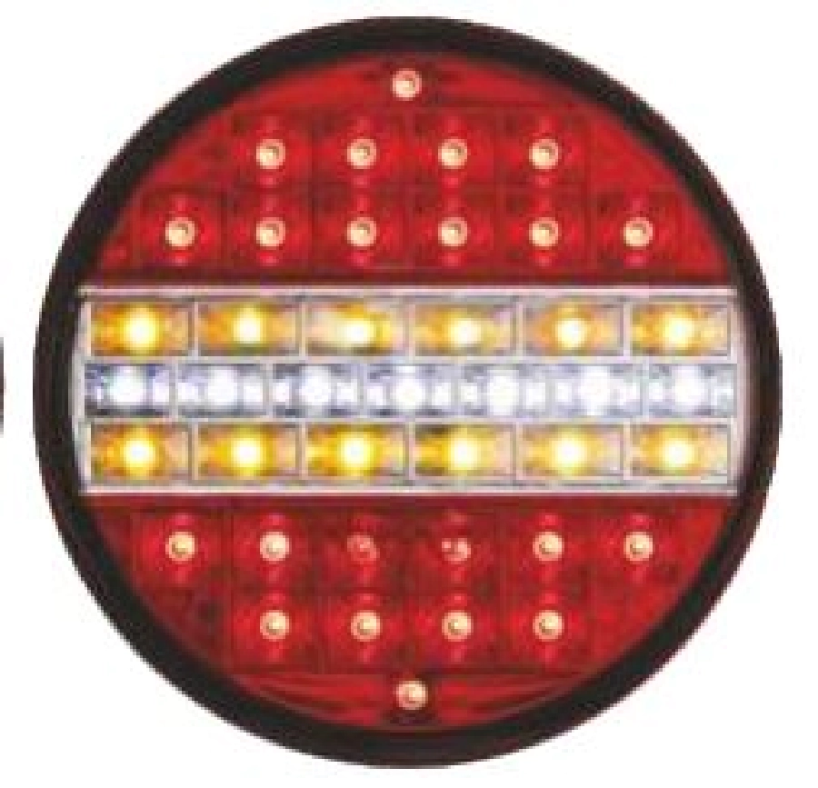 Stop Lamba LED'li Stop + Park + Sinyal + Geri Vites 4 Fonksiyonlu Hamburger 12V | OEM 201309-GV 12V