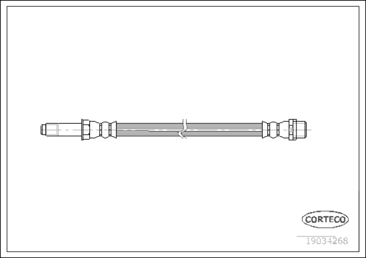 Fren Hortumu Vw Arka T5 23 900 | OEM 7H0611776
