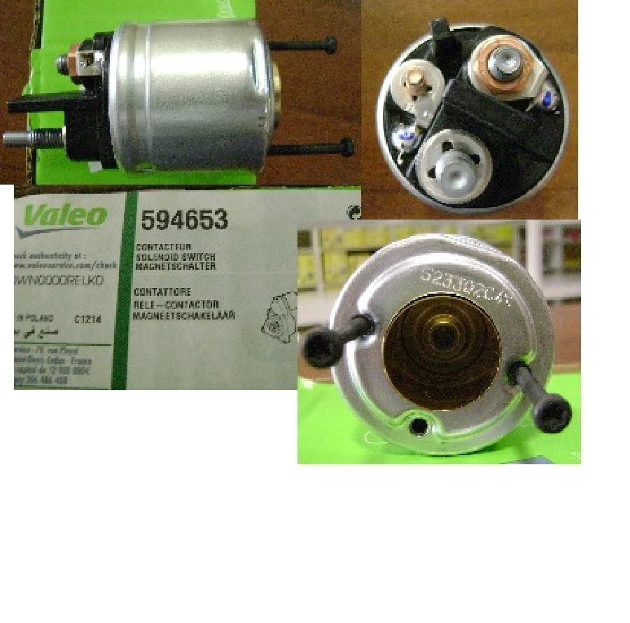 Marş Otom. - 12V Valeo Tipi Megane-Clio Civatalı Cereyan Civatası Uzun 1.5 DCI | OEM 594653
