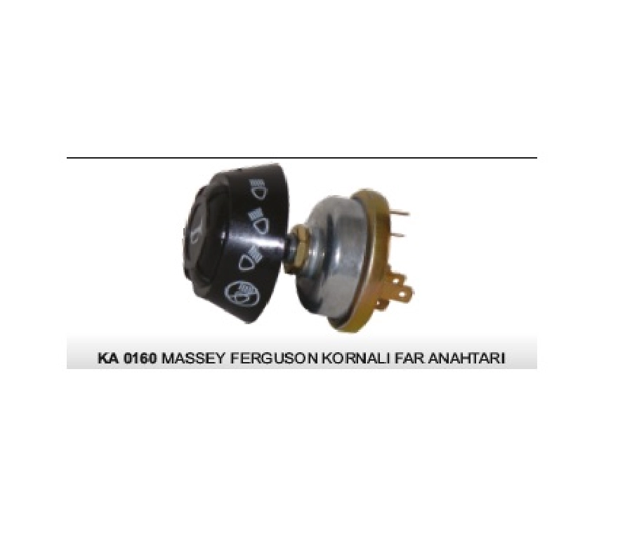Anahtar Far Kornalı Dörtlü + Topuz - Mf | OEM KA0160
