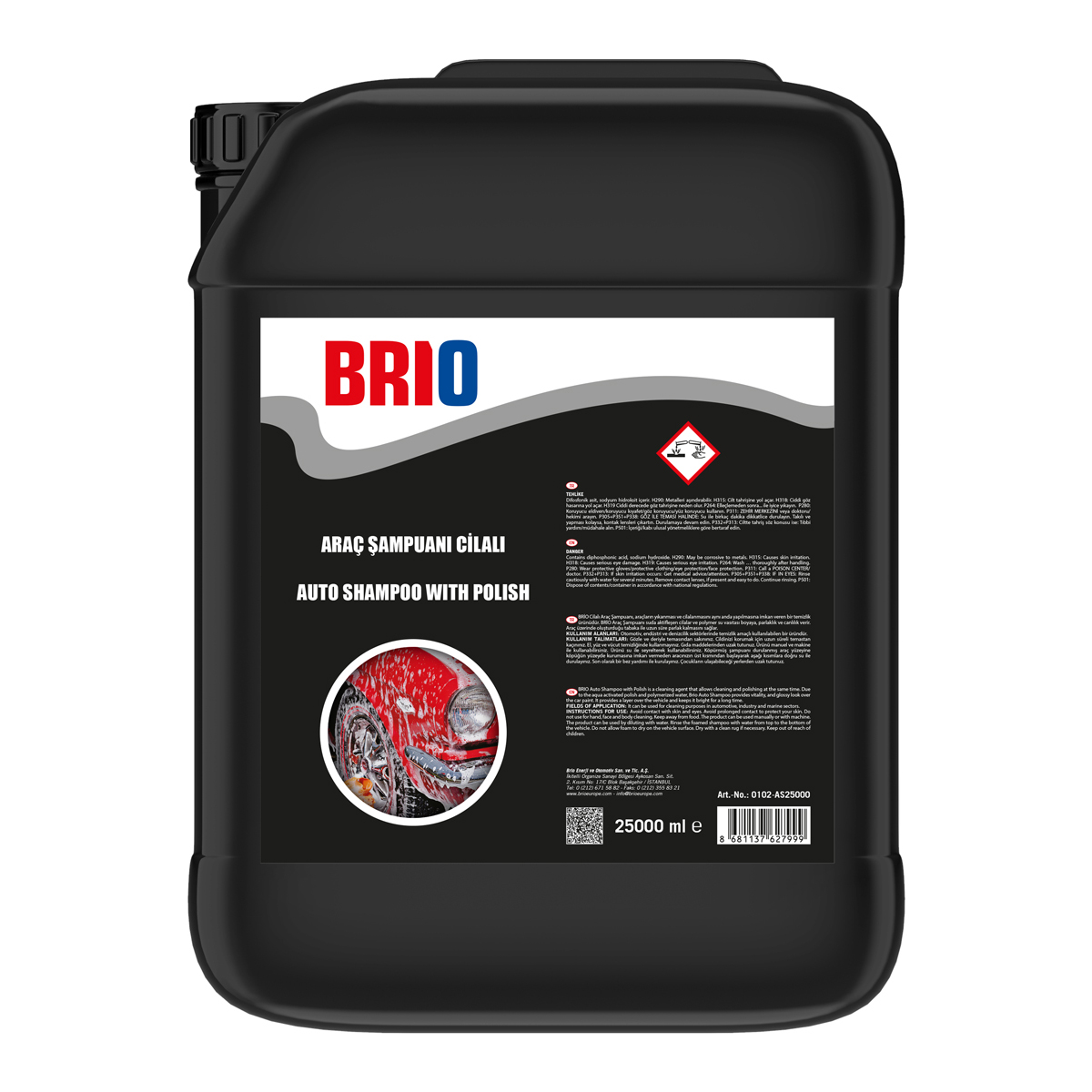 Araç Şampuanı Cilalı 25Kg