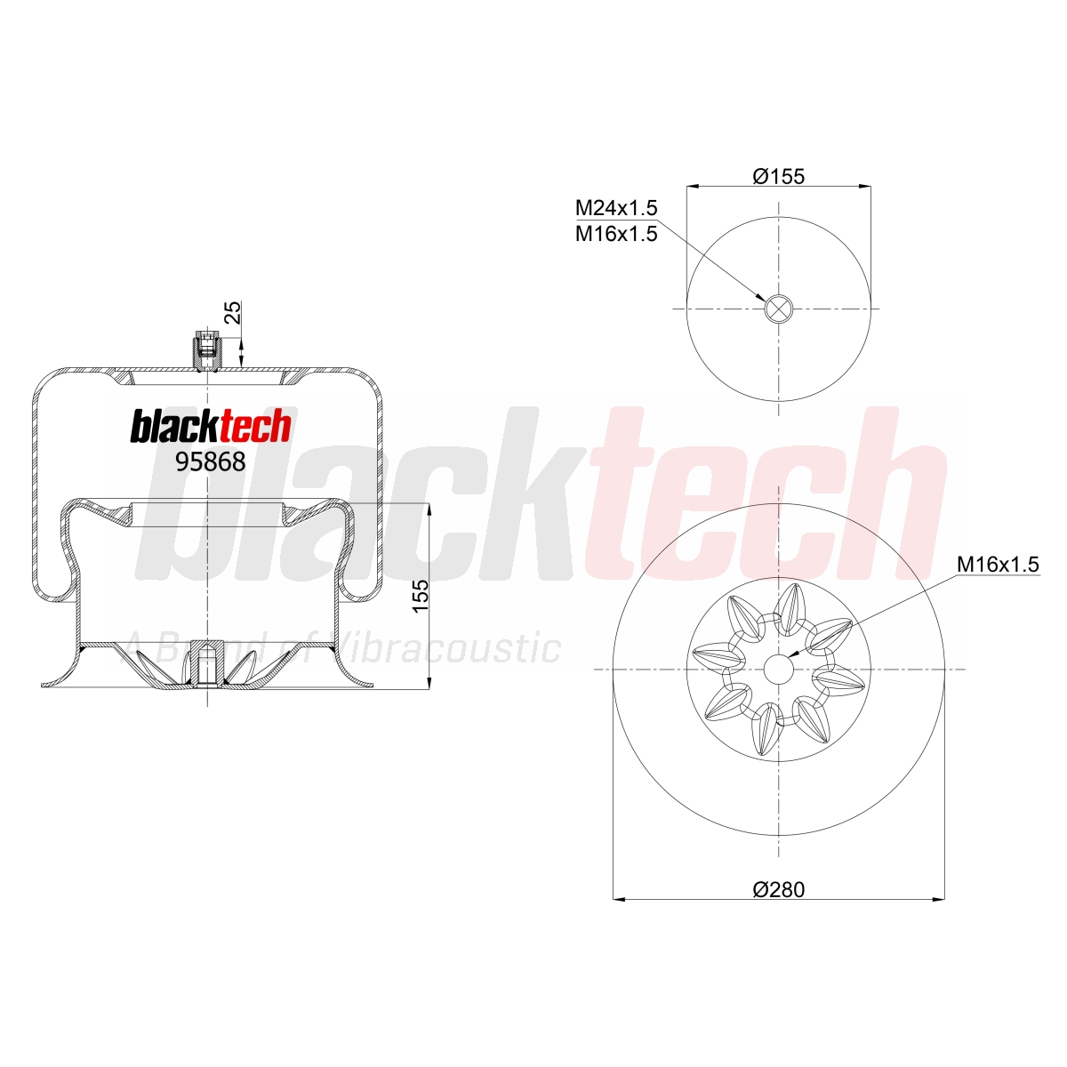 Körük Komple Metal Pistonlu | OEM 4757NP21