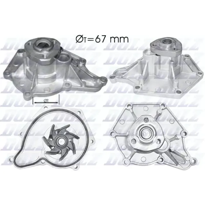 Devirdaim A4 07>12 A5 07>12 A6 06>11 A8 07>10 Q5 08> 2,8 / 3,2FSI Bdx Cala Calb Ccda Ccea | DOLZ A213 | OEM 06E121005D 06E121005F 06E121018A