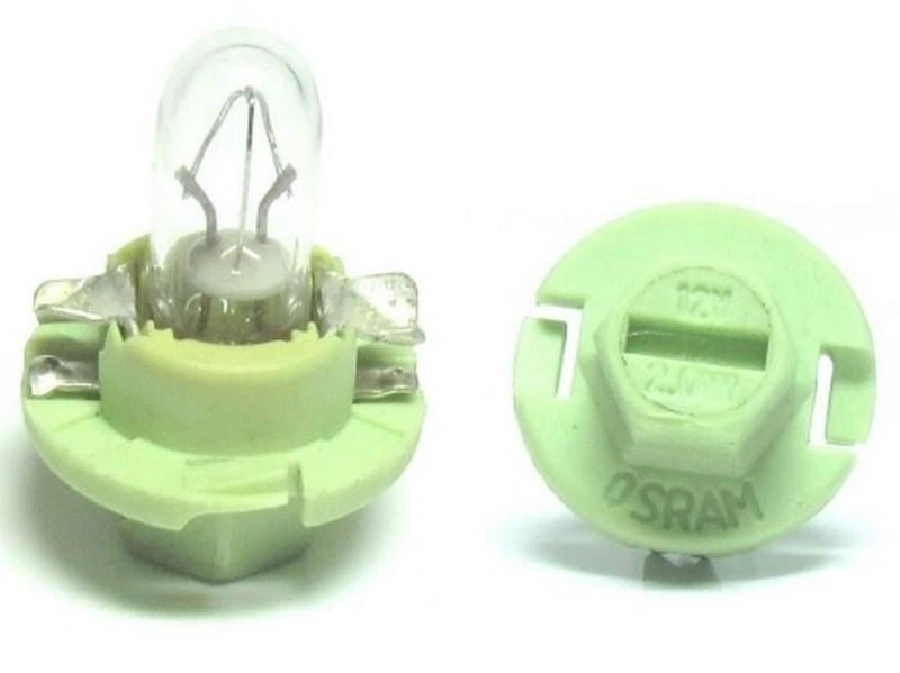 Ampul - Dipsiz Mini 2W 12V Duylu Yeşil | OEM 2352MFX6