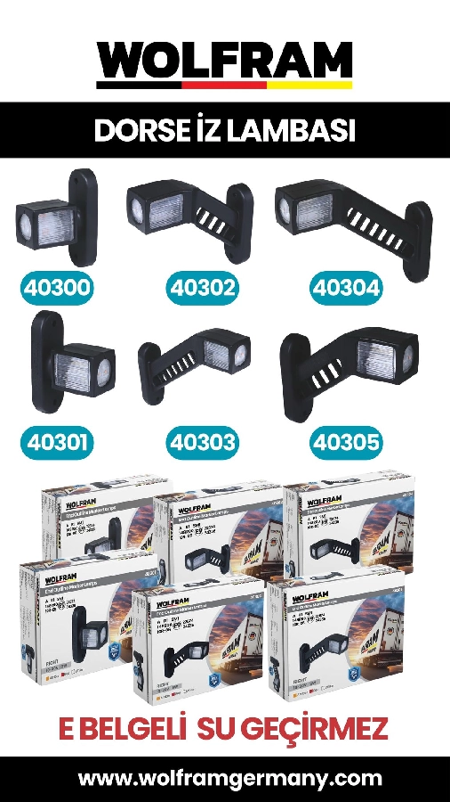 Dorse Boynuz Lamba Uzun Desenli Sol E Belgeli 10, 30V E9 Belgeli | OEM 40304