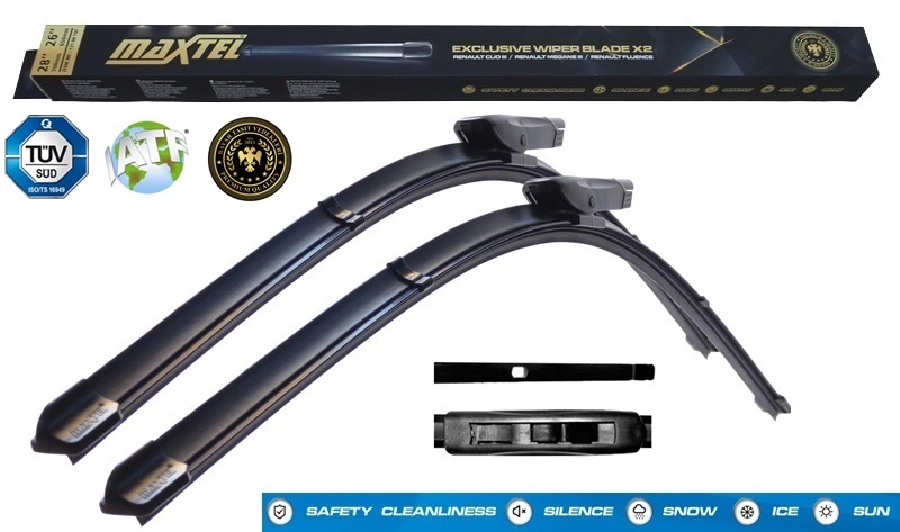 Silecek Muz 24" + 18" 600mm + 450mm Renault Megane 2 11,2002-08,2008 Renault Megane 2 Sedan 09,03-07 | OEM 12104102