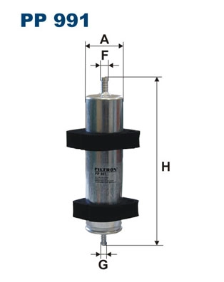 Yakit Filtresi (Mazot) Audi A4 (8K) A5 (8T3) 2,0 2,7 3,0 TDI V6 08> Q7 3,0 TDI 4,2 TDI 10> | FILTRON PP 991 | OEM 8K0127400 8K0127400 8K0127400A 8T0127401A 8K0127400A 8T0127401A