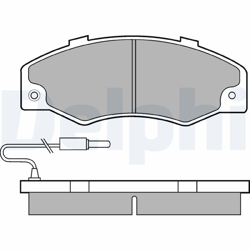 On Fren Balatasi R21 Concorde (Fisli) | DELPHI LP489 | OEM 7701202481 7701202785 7701202815