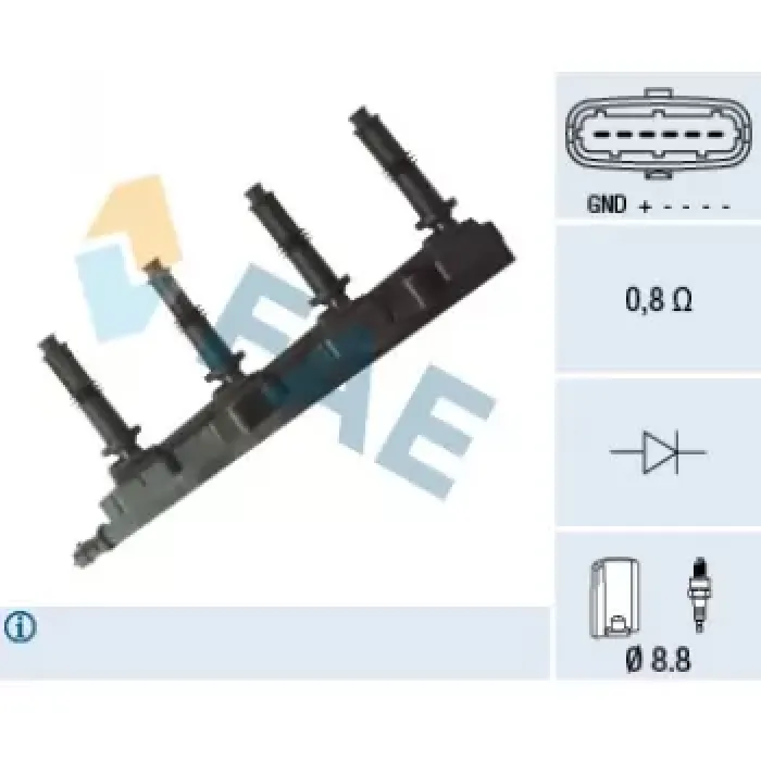 Atesleme Bobini Z22YH Vectra C | FAE 80269 | OEM 6235124