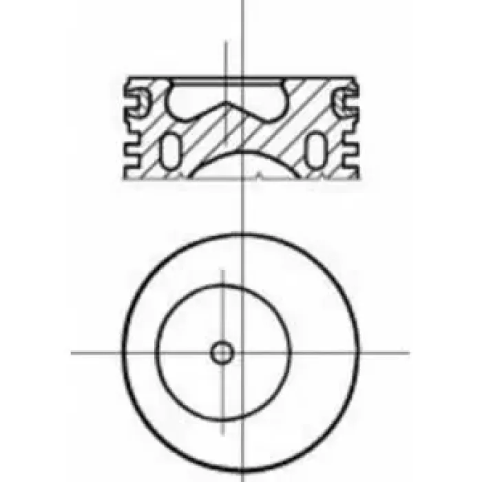 Motor Piston Segman Uno Palio Siena 1,4 09 / 89> (80,50 Cap) | YENMAK 31-04303-040 | OEM 5888233