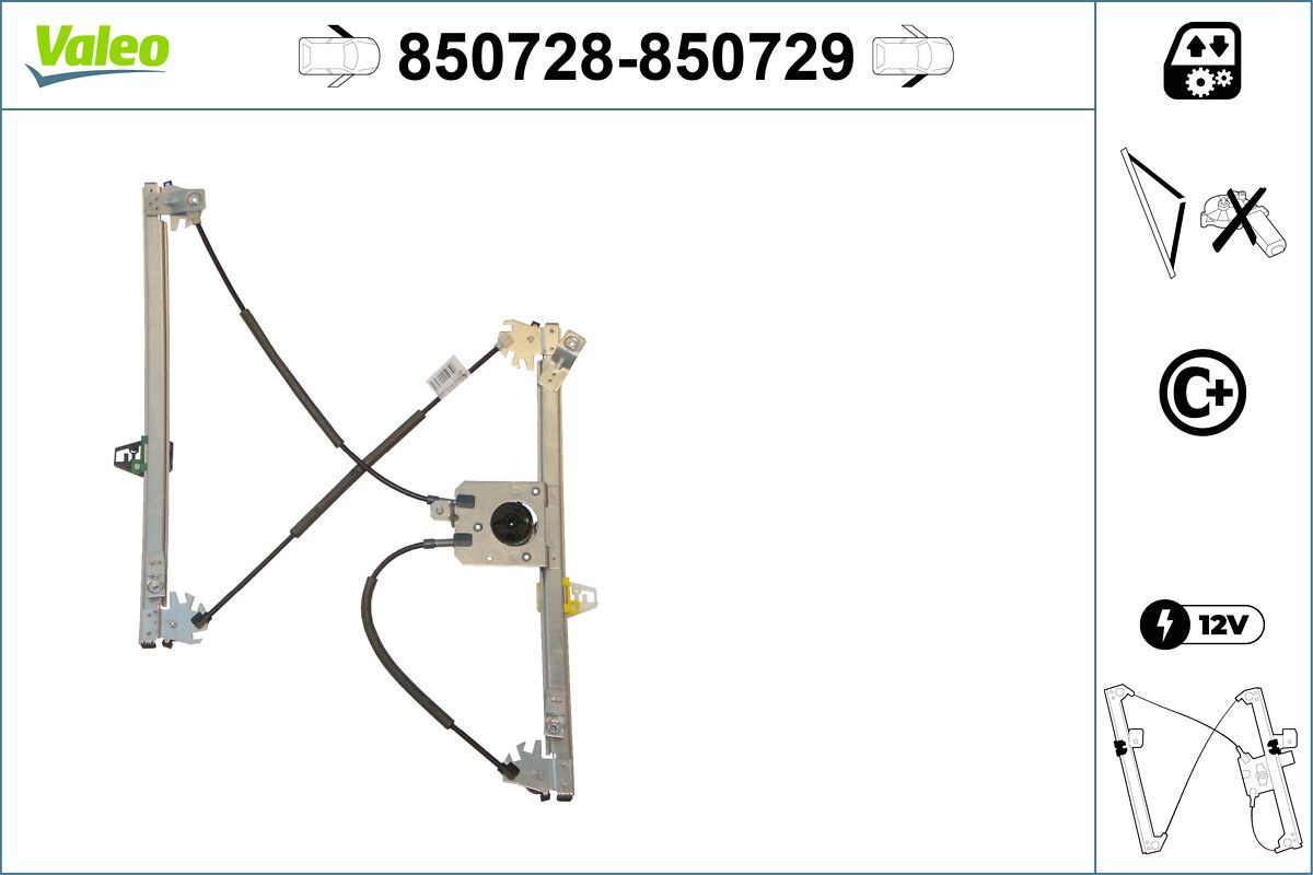 Cam Mekanizmasi (On) / (Sag) Cit Xsara 2 | VALEO 850729 | OEM 9222K9