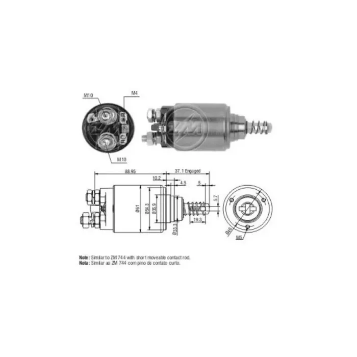 Mars Otomatigi 12V Kalin Govde Mercedes Dizel (CBSB701) VW Audi Otoyol Iveco Otobüs Kamyon | ZM 0544 | OEM 9959560 9955125 0001523010