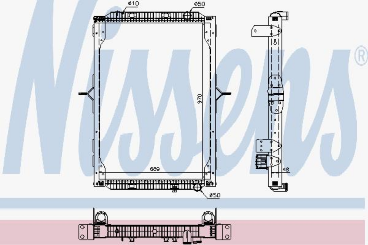 Radyatör Renault Kerax DXI 440, 450HP | OEM 5001 873 354