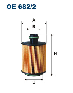 Yag Filtresi Bravo II Doblo Idea Panda Punto Alfa 159 Mito Corsa Meriva Fiorino Bipper Nemo 1,3 / 1,6 / 1,9 Dizel Astra J Insignia Zafira C Doblo 1,3MJT / 1,6MJT 10> Fiat 500 Idea Panda Punto Evo 1,3M | FILTRON OE 682/2 | OEM 55214974 55214974