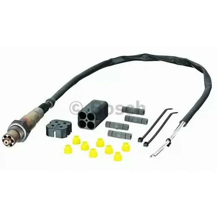 Lambda (Oksijen) Sensoru A3 A4 A6 1.8T Cordoba Toledo Fabia Bora Golf IV Caddy 1.6 / 1.8 / 2.0 (0258006257) / (Universal) | BOSCH 0258986615 | OEM 030906262L