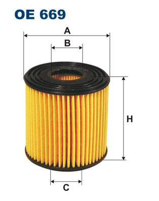 Yag Filtresi Nissan D22 Skystar Pickup 2003 2011 Nissan Xtrail 2001 2007 | FILTRON OE 669 | OEM 15208-AD20A
