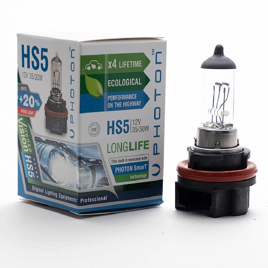 Ampul HS5 12V 35, 30W Prll Motor Ampulü Adet | OEM PH5545LL