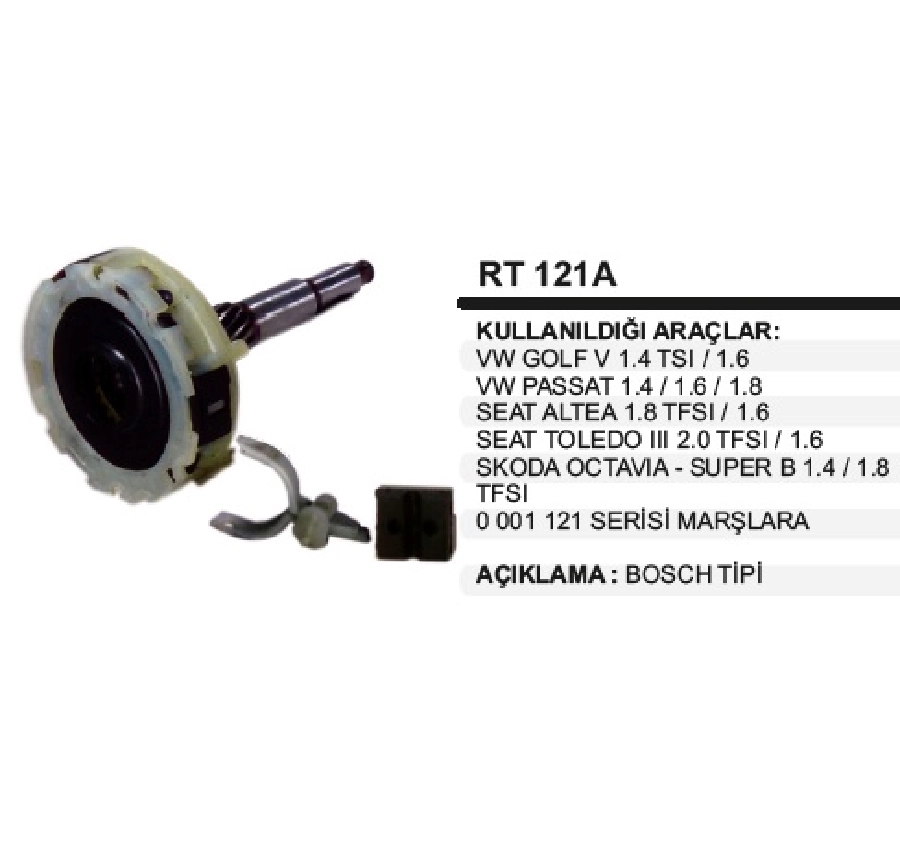 Redüktör Komple Tamir Takımı VW Golf Passat 1.4 -1.6 -1.8, Seat Altea 1.8 TFSI Toledo 3 2.0L TFSI 1.6-Sk | OEM RT121A