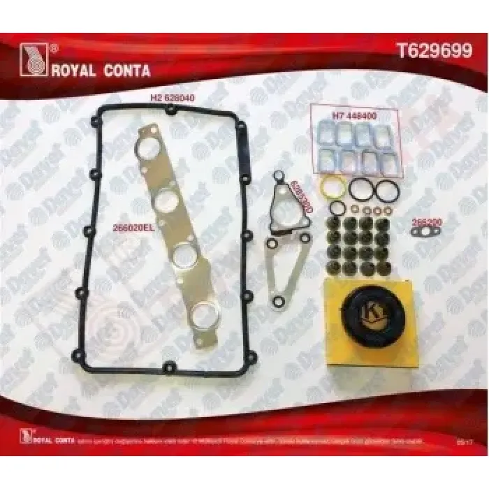 Ust Takim Conta (Skt KECELI+S,K,C Haric) Transit V347 11>14 V363 14 /> Ranger 12 /> 2,2TDCI 155PS EURO5 A,CEKER | ROYAL T629699 | OEM BK3Q6008AA