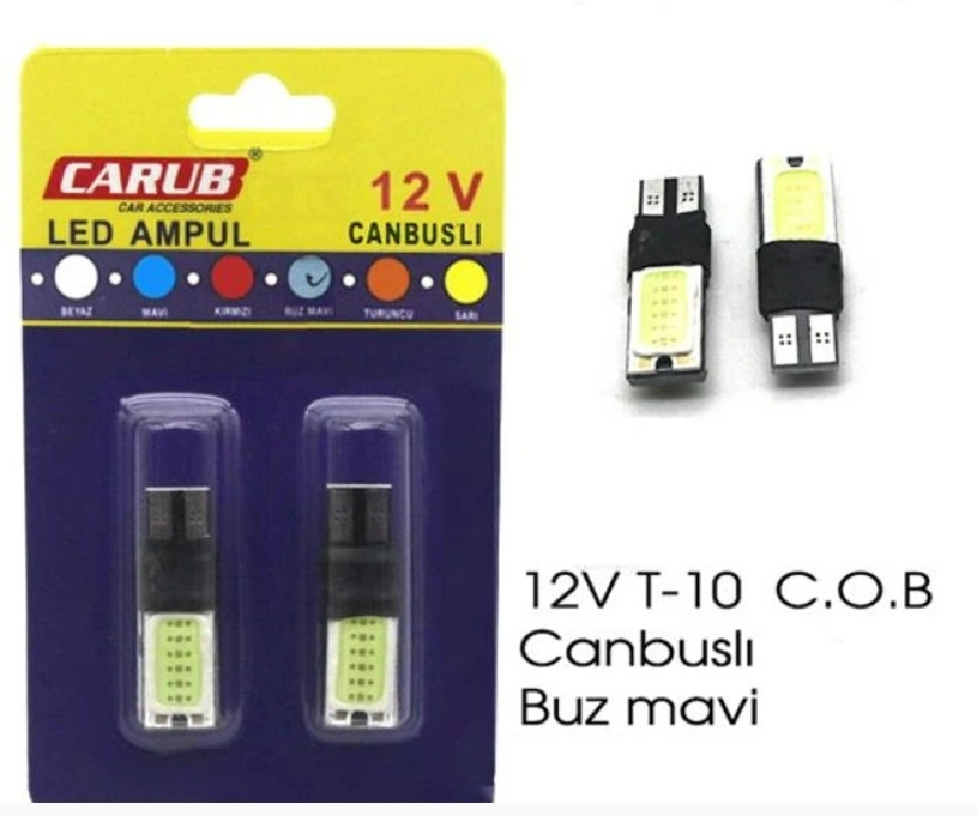 Ampul 12V T-10 C O B Buz Mavi CANBUS | OEM BR0405530