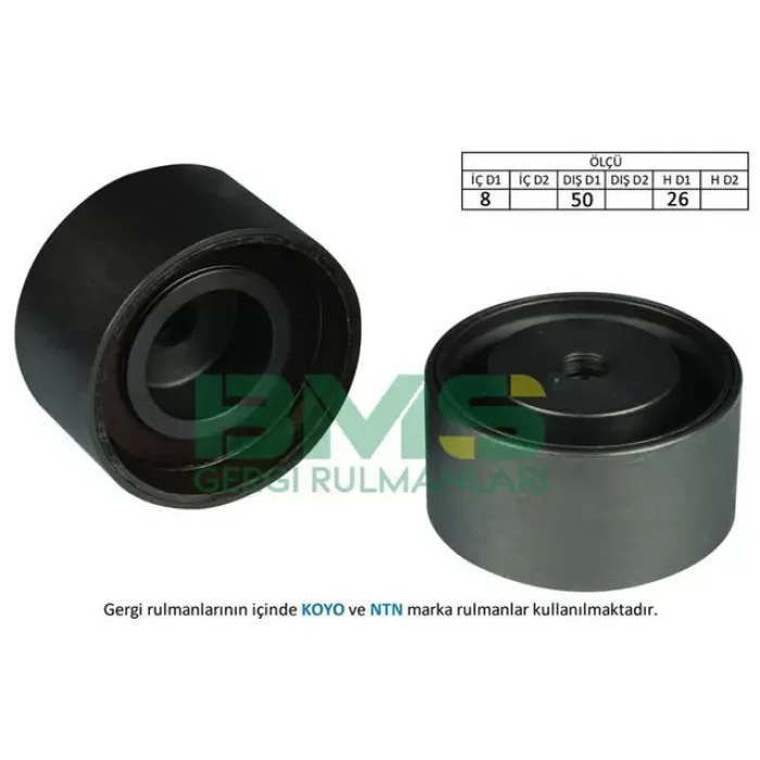 Alternator Gergi Rulmani (8X50X26) Megane Laguna Clio Scenic Symbol S40 V40 Carisma | BMS 219 | OEM 532039220 PU255025 55590 VKM 360