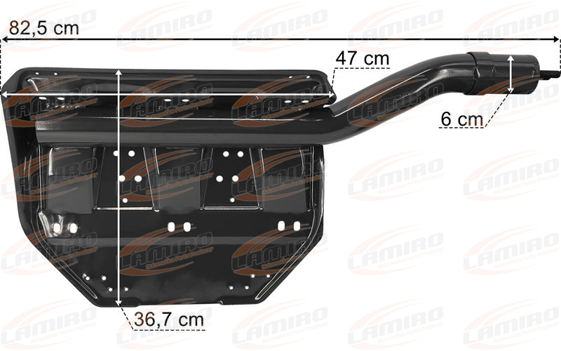 Çamurluk Kolu Arka Scania 4 Seri Sağ (Vidalı) | OEM 1457930