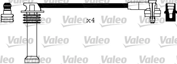 Buji Kablosu Mondeo Escort Fiesta 1,6 / 1,8 / 2,0 16V (93>00) | VALEO 346615 | OEM 1012436 1012436 1063615 1202513 1063615 1202513