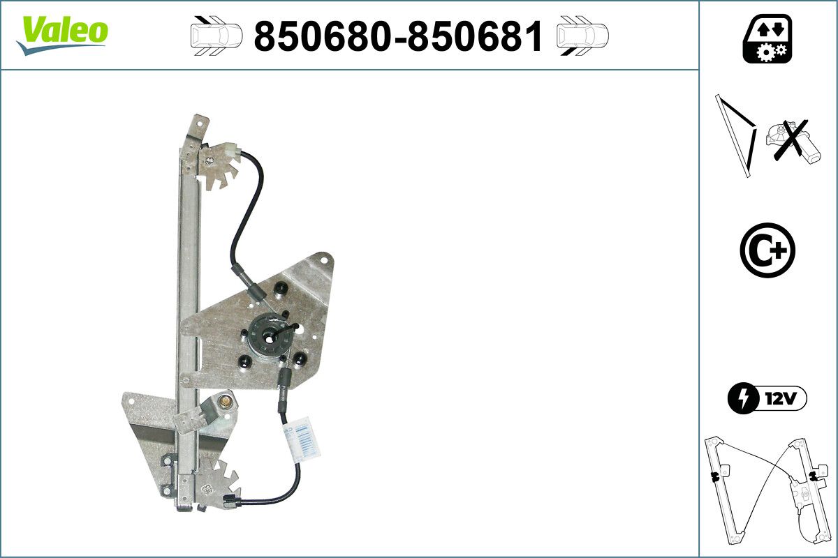 Cam Mekanizmasi (Arka) / (Sol) Audi A6 (9 / 1997>3 / 2004) | VALEO 850680 | OEM 4B0839461
