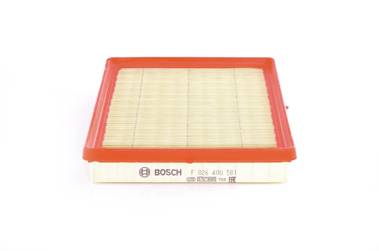 Hava Filtresi Golf VII 14> Caddy IV 16> Jetta 15> Polo 15> Ibiza 16> Leon 13> Toledo 13> Fabia 15> Octavia 13> Rapid 13> Yeti 14> | BOSCH F026400581 | OEM 04E129620A