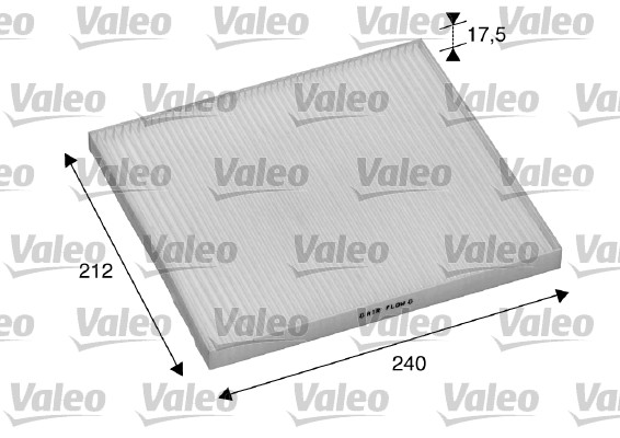 Polen Filtresi Kia Cerato 2004-> Sorento 2009-> Carnival 05-> | VALEO 698895 | OEM 971332F010