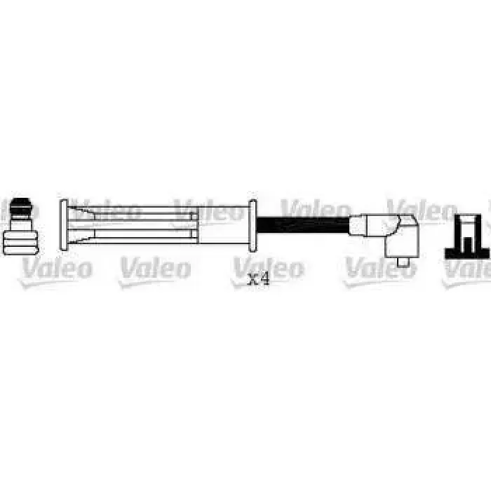 Buji Kablosu Clio Kangoo Logan Sandero Solenza 1,4 / 1,6 | VALEO 346244 | OEM 224404252R 224404252R 7700273826 8200943801 7700273826 8200943801