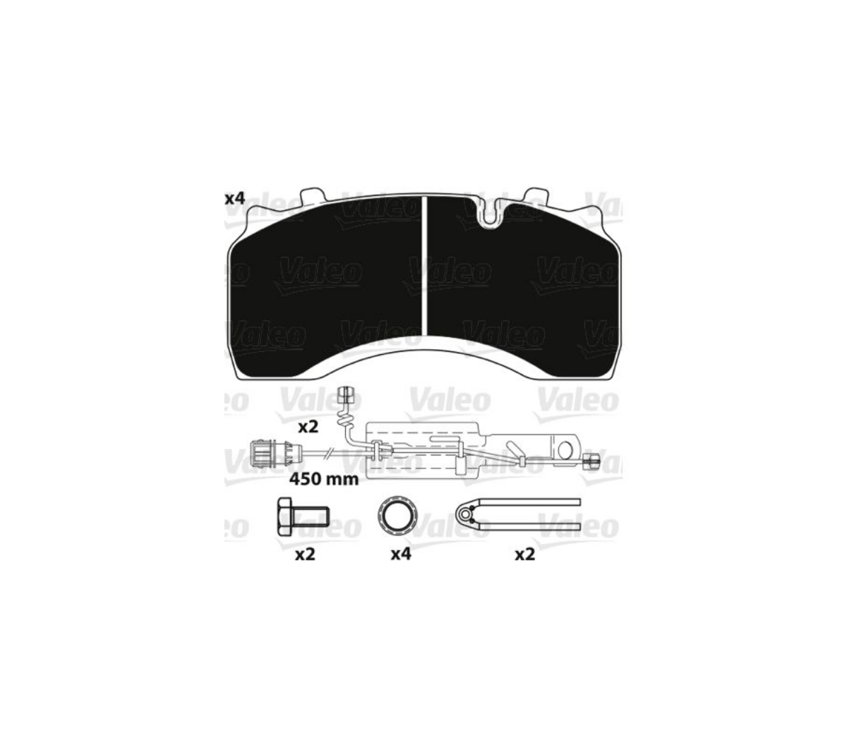 Fren Balatası Renault Midlum | OEM 5001855902