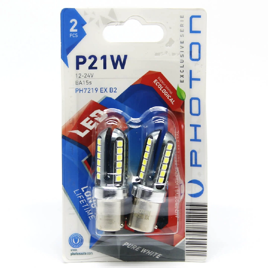 Ampul P21W 93 Exclusıve Serıe (2'Lİ Blister) | OEM PH7219EXB2