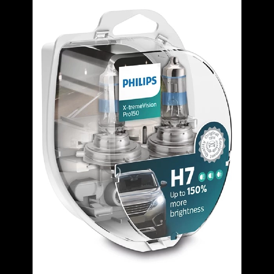 Ampul (2 Adet) Xtreme Vision PRO151 H7 12V 55W + %150 Fazla Işık | OEM 12972XVPS2