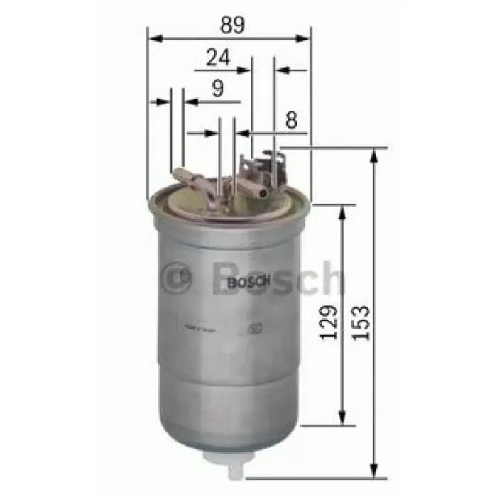 Yakit Filtresi (Mazot) Seat Alhambra 1.9TDI Galaxy 1.9TDI Vw Sharan 1.9TDI 2.0TDI (95 10) | BOSCH 0450906334 | OEM 7M0127401A