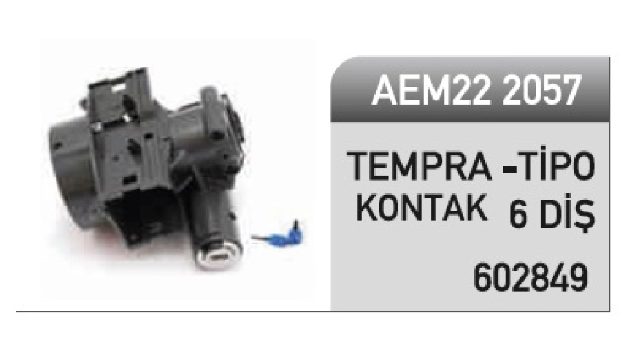 Kontak Komple (6 Diş) Tempra - Tipo 1992-97557K | OEM AEM222057