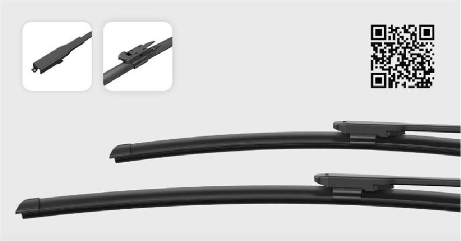 Silgi Paleti (2 Adet) 650 ve 600mm Muz - Mercedes Sprinter-Vaneo, VW Crafter-Volt | OEM SB2624B