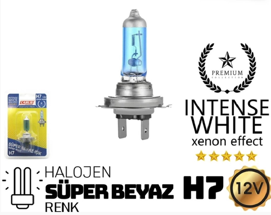 Ampul H7 12V 55-100W Süper Beyaz Işık Bliste | OEM BR0417061