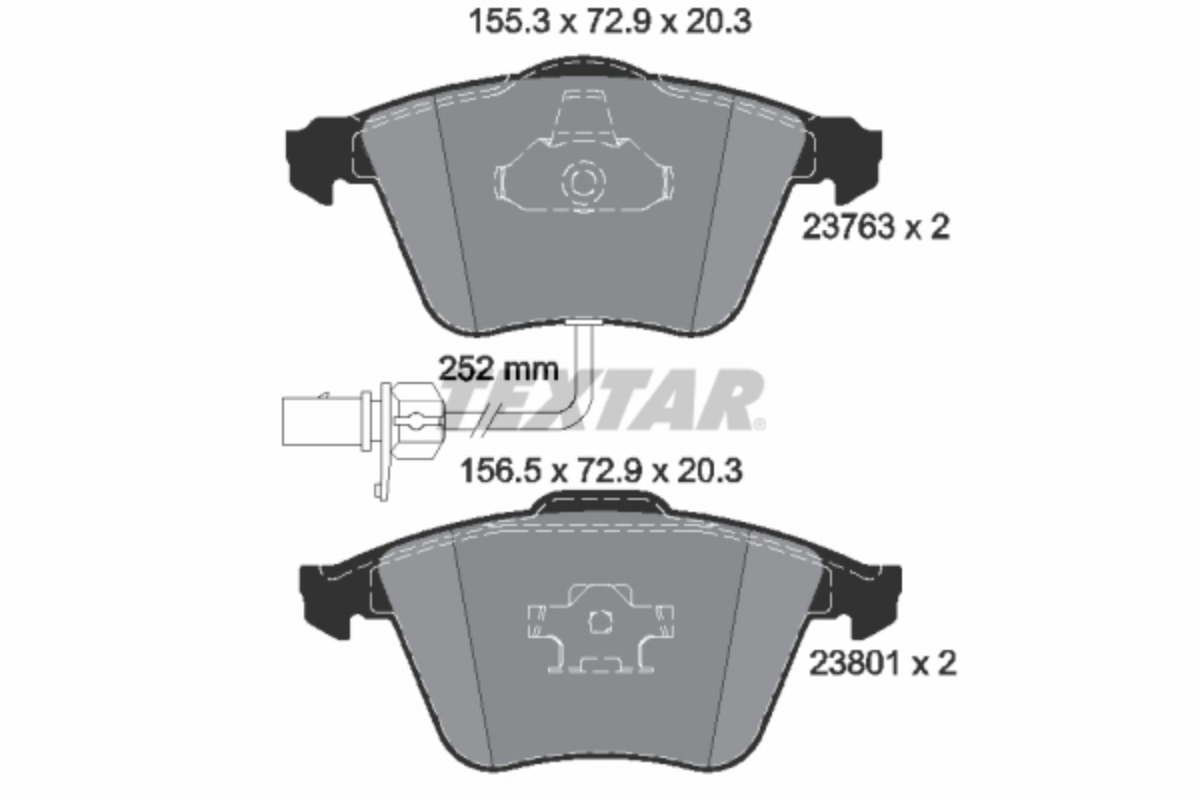 Fren Balatası Audi A4-A6-A8 | OEM 4E0698151F