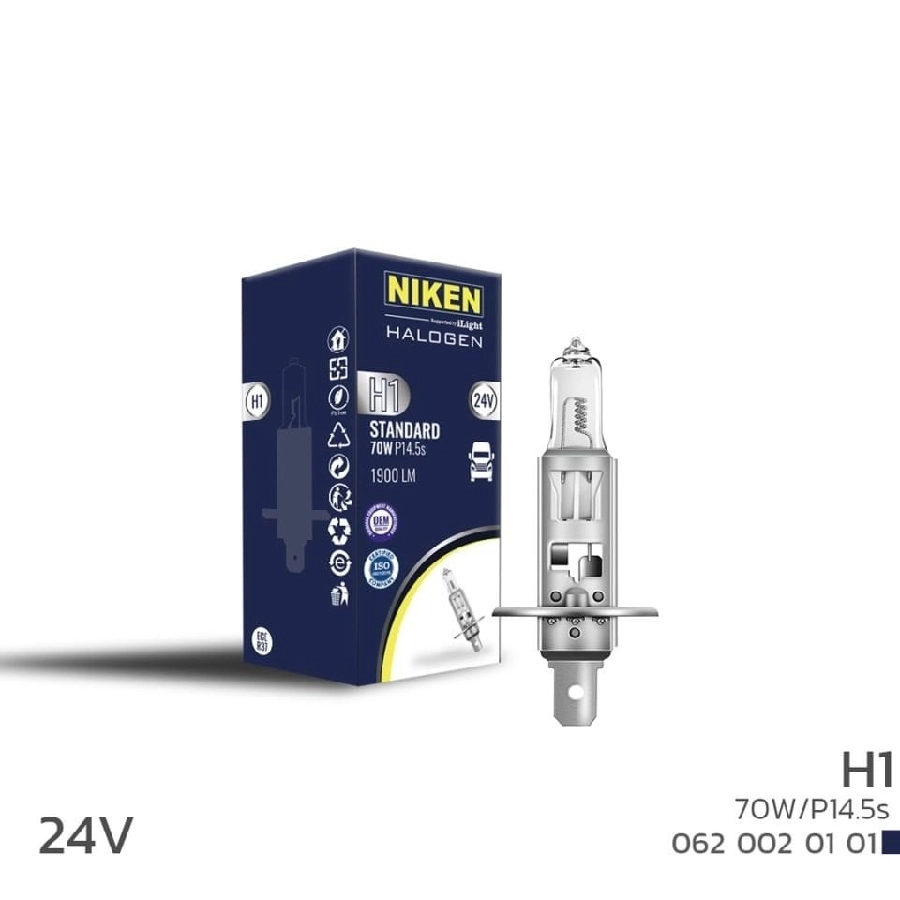 Ampul 24V H1 70W Halojen Ampul P14.5s | OEM 0620020101