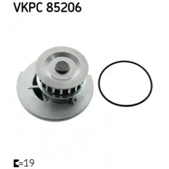 Devirdaim Su Pompasi Corsa B Astra F Astra Classic X14NZ 14NV C14NZ 16SV X14SZ C16SE | SKF VKPC85206 | OEM 1334065