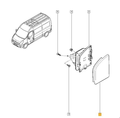 Yakit Depo Dis Kapağı Beyaz Renault Master 3 | LEEOPART LE00020 | OEM 788300019R